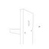 Modern Black Wall Lamp, MDF Body, 60 x 12 x 33 cm, E27 Socket (Max 40W), IP20, Pluggable, Laser-Cut Design, Stylish & Functional Lighting for Any Space