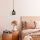 Modern Black Wall Lamp, MDF Body, 60 x 12 x 33 cm, E27 Socket (Max 40W), IP20, Pluggable, Laser-Cut Design, Stylish & Functional Lighting for Any Space