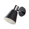 Modern Black Wall Lamp, MDF Body, 60 x 12 x 33 cm, E27 Socket (Max 40W), IP20, Pluggable, Laser-Cut Design, Stylish & Functional Lighting for Any Space