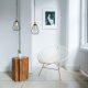 Modern Black Wall Lamp, MDF Body, 60 x 12 x 33 cm, E27 Socket (Max 40W), IP20, Pluggable, Laser-Cut Design, Stylish & Functional Lighting for Any Space