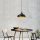 Elegant Scandinavian Chandelier, Black & Gold Antique Finish, 36 cm Diameter, 124 cm Height, Adjustable Height, E27 Socket (Max 40W), IP20 Rated, Perfect for Modern Living Spaces & Dining Areas.