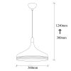 Modern Black Wall Lamp, MDF Body, 60 x 12 x 33 cm, E27 Socket (Max 40W), IP20, Pluggable, Laser-Cut Design, Stylish & Functional Lighting for Any Space