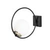 Modern Black Wall Lamp, MDF Body, 60 x 12 x 33 cm, E27 Socket (Max 40W), IP20, Pluggable, Laser-Cut Design, Stylish & Functional Lighting for Any Space