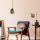 Modern Black Wall Lamp, MDF Body, 60 x 12 x 33 cm, E27 Socket (Max 40W), IP20, Pluggable, Laser-Cut Design, Stylish & Functional Lighting for Any Space