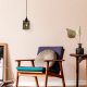 Modern Black Wall Lamp, MDF Body, 60 x 12 x 33 cm, E27 Socket (Max 40W), IP20, Pluggable, Laser-Cut Design, Stylish & Functional Lighting for Any Space