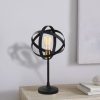 Modern Black Wall Lamp, MDF Body, 60 x 12 x 33 cm, E27 Socket (Max 40W), IP20, Pluggable, Laser-Cut Design, Stylish & Functional Lighting for Any Space