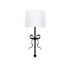 Modern Black Wall Lamp, MDF Body, 60 x 12 x 33 cm, E27 Socket (Max 40W), IP20, Pluggable, Laser-Cut Design, Stylish & Functional Lighting for Any Space