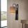 Scandinavian Wall Lamp, Metal Body with Fabric Cap, 14 x 20 cm, Height 42 cm, E27 Socket Max 40W, IP20, Elegant Black & Brown Design, Perfect for Modern Home Decor & Ambient Lighting