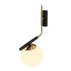 Modern Black Wall Lamp, MDF Body, 60 x 12 x 33 cm, E27 Socket (Max 40W), IP20, Pluggable, Laser-Cut Design, Stylish & Functional Lighting for Any Space