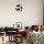 Modern Black Wall Lamp, MDF Body, 60 x 12 x 33 cm, E27 Socket (Max 40W), IP20, Pluggable, Laser-Cut Design, Stylish & Functional Lighting for Any Space