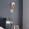 Modern Black Wall Lamp, MDF Body, 60 x 12 x 33 cm, E27 Socket (Max 40W), IP20, Pluggable, Laser-Cut Design, Stylish & Functional Lighting for Any Space