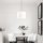 Elegant Marble Chandelier, Metal Body, 40 cm Diameter, 124 cm Height | Adjustable Height, E27 Socket (Max 40W) | Stylish Lighting for Modern Homes, Living Rooms & Dining Areas, IP20 Rated