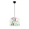 Modern Black Wall Lamp, MDF Body, 60 x 12 x 33 cm, E27 Socket (Max 40W), IP20, Pluggable, Laser-Cut Design, Stylish & Functional Lighting for Any Space