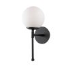 Modern Black Wall Lamp, MDF Body, 60 x 12 x 33 cm, E27 Socket (Max 40W), IP20, Pluggable, Laser-Cut Design, Stylish & Functional Lighting for Any Space