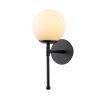 Modern Black Wall Lamp, MDF Body, 60 x 12 x 33 cm, E27 Socket (Max 40W), IP20, Pluggable, Laser-Cut Design, Stylish & Functional Lighting for Any Space