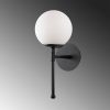 Modern Black Wall Lamp, MDF Body, 60 x 12 x 33 cm, E27 Socket (Max 40W), IP20, Pluggable, Laser-Cut Design, Stylish & Functional Lighting for Any Space