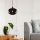 Modern Black Wall Lamp, MDF Body, 60 x 12 x 33 cm, E27 Socket (Max 40W), IP20, Pluggable, Laser-Cut Design, Stylish & Functional Lighting for Any Space