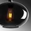 Modern Black Wall Lamp, MDF Body, 60 x 12 x 33 cm, E27 Socket (Max 40W), IP20, Pluggable, Laser-Cut Design, Stylish & Functional Lighting for Any Space