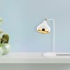 Modern Black Wall Lamp, MDF Body, 60 x 12 x 33 cm, E27 Socket (Max 40W), IP20, Pluggable, Laser-Cut Design, Stylish & Functional Lighting for Any Space