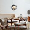 Modern Black Wall Lamp, MDF Body, 60 x 12 x 33 cm, E27 Socket (Max 40W), IP20, Pluggable, Laser-Cut Design, Stylish & Functional Lighting for Any Space