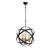 Modern Black Wall Lamp, MDF Body, 60 x 12 x 33 cm, E27 Socket (Max 40W), IP20, Pluggable, Laser-Cut Design, Stylish & Functional Lighting for Any Space