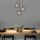 Modern Black Wall Lamp, MDF Body, 60 x 12 x 33 cm, E27 Socket (Max 40W), IP20, Pluggable, Laser-Cut Design, Stylish & Functional Lighting for Any Space