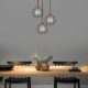 Modern Black Wall Lamp, MDF Body, 60 x 12 x 33 cm, E27 Socket (Max 40W), IP20, Pluggable, Laser-Cut Design, Stylish & Functional Lighting for Any Space