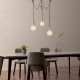 Modern Black Wall Lamp, MDF Body, 60 x 12 x 33 cm, E27 Socket (Max 40W), IP20, Pluggable, Laser-Cut Design, Stylish & Functional Lighting for Any Space