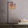 Scandinavian Style Table Lamp, Metal Body with Fabric Cap, 65 cm Height, 27 x 20 cm, On/Off Switch, 200 cm Cable, E27 Socket Max 40W, Elegant Brown & Black Design for Modern Home Decor