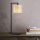 Modern Table Lamp with Metal Body & Fabric Cap, Cream & Black, 27 x 20 cm, Height: 65 cm | E27 Socket, Max 40W, On/Off Switch, 200 cm Cable | Stylish Industrial & Scandinavian Design for Home Decor