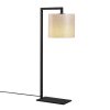 Modern Black Wall Lamp, MDF Body, 60 x 12 x 33 cm, E27 Socket (Max 40W), IP20, Pluggable, Laser-Cut Design, Stylish & Functional Lighting for Any Space