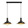 Modern Black Wall Lamp, MDF Body, 60 x 12 x 33 cm, E27 Socket (Max 40W), IP20, Pluggable, Laser-Cut Design, Stylish & Functional Lighting for Any Space