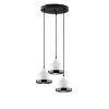Modern Black Wall Lamp, MDF Body, 60 x 12 x 33 cm, E27 Socket (Max 40W), IP20, Pluggable, Laser-Cut Design, Stylish & Functional Lighting for Any Space