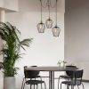 Modern Black Wall Lamp, MDF Body, 60 x 12 x 33 cm, E27 Socket (Max 40W), IP20, Pluggable, Laser-Cut Design, Stylish & Functional Lighting for Any Space