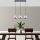 Modern Scandinavian Chandelier, Adjustable Height 25-111 cm, 90 cm Diameter, Metal Body, White Finish, 3 x E27 Max 40W, Stylish Design for Home & Office, IP20 Rated, Perfect for Contemporary Spaces
