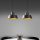 Modern Black Wall Lamp, MDF Body, 60 x 12 x 33 cm, E27 Socket (Max 40W), IP20, Pluggable, Laser-Cut Design, Stylish & Functional Lighting for Any Space