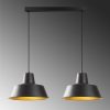 Modern Black Wall Lamp, MDF Body, 60 x 12 x 33 cm, E27 Socket (Max 40W), IP20, Pluggable, Laser-Cut Design, Stylish & Functional Lighting for Any Space