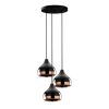 Modern Black Wall Lamp, MDF Body, 60 x 12 x 33 cm, E27 Socket (Max 40W), IP20, Pluggable, Laser-Cut Design, Stylish & Functional Lighting for Any Space