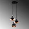 Modern Black Wall Lamp, MDF Body, 60 x 12 x 33 cm, E27 Socket (Max 40W), IP20, Pluggable, Laser-Cut Design, Stylish & Functional Lighting for Any Space
