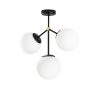Modern Black Wall Lamp, MDF Body, 60 x 12 x 33 cm, E27 Socket (Max 40W), IP20, Pluggable, Laser-Cut Design, Stylish & Functional Lighting for Any Space