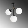 Modern Black Wall Lamp, MDF Body, 60 x 12 x 33 cm, E27 Socket (Max 40W), IP20, Pluggable, Laser-Cut Design, Stylish & Functional Lighting for Any Space