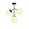 Modern Black Wall Lamp, MDF Body, 60 x 12 x 33 cm, E27 Socket (Max 40W), IP20, Pluggable, Laser-Cut Design, Stylish & Functional Lighting for Any Space
