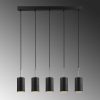 Modern Black Wall Lamp, MDF Body, 60 x 12 x 33 cm, E27 Socket (Max 40W), IP20, Pluggable, Laser-Cut Design, Stylish & Functional Lighting for Any Space