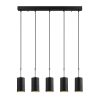 Modern Black Wall Lamp, MDF Body, 60 x 12 x 33 cm, E27 Socket (Max 40W), IP20, Pluggable, Laser-Cut Design, Stylish & Functional Lighting for Any Space