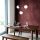 Modern Industrial Chandelier, Black & White, 55 x 15 cm | Metal Body, Glass Cap, 3 x E27 Max 40W | Height: 65 cm, IP20 | Perfect for Scandinavian & Novelty Decor, Includes Setup Instructions