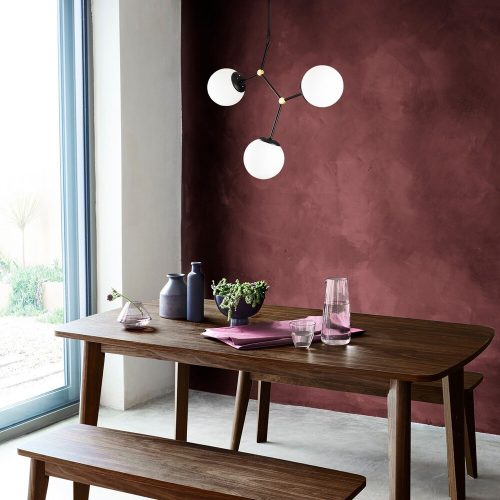 Modern Black Wall Lamp, MDF Body, 60 x 12 x 33 cm, E27 Socket (Max 40W), IP20, Pluggable, Laser-Cut Design, Stylish & Functional Lighting for Any Space