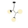 Modern Black Wall Lamp, MDF Body, 60 x 12 x 33 cm, E27 Socket (Max 40W), IP20, Pluggable, Laser-Cut Design, Stylish & Functional Lighting for Any Space