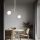 Elegant Scandinavian Chandelier, Chrome & White, 100 x 15 cm | Metal Body, Height: 110 cm, 2 x E27 Socket, IP20 | Includes Setup Instructions, Perfect for Modern Living Spaces & Dining Areas