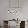 Modern Black Wall Lamp, MDF Body, 60 x 12 x 33 cm, E27 Socket (Max 40W), IP20, Pluggable, Laser-Cut Design, Stylish & Functional Lighting for Any Space