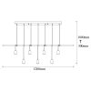 Modern Black Wall Lamp, MDF Body, 60 x 12 x 33 cm, E27 Socket (Max 40W), IP20, Pluggable, Laser-Cut Design, Stylish & Functional Lighting for Any Space